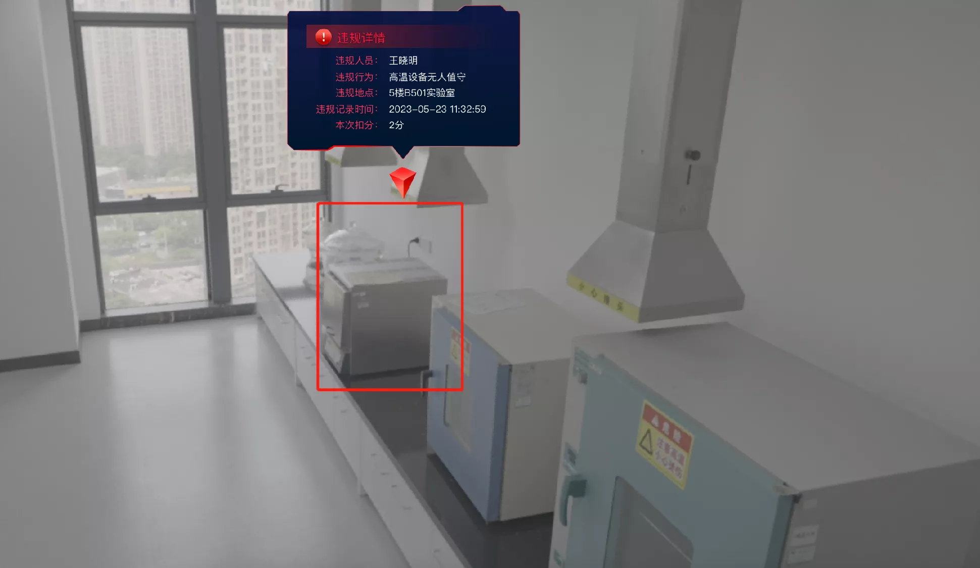 Special Equipment Management — Visual unattended monitoring system for real-time equipment status tracking and timely notification to relevant personnel for prompt handling.